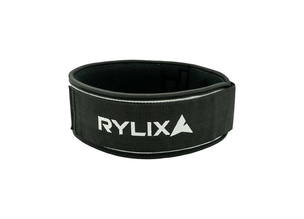 Ceinture d’haltérophilie 4" RYLIX Édition Spéciale FITLOG CLASSIC White